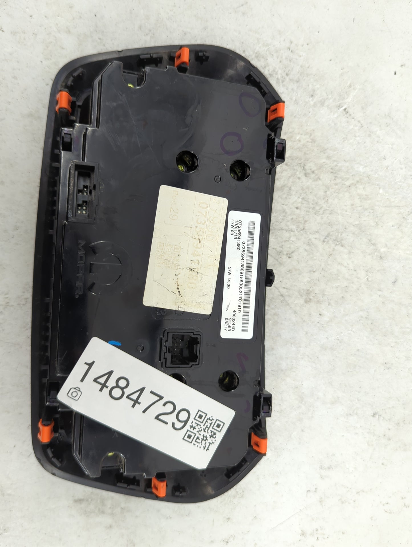 2018-2020 Jeep Renegade Climate Control Module Temperature AC/Heater Replacement P/N:07356941380 P07356941380 Fits OEM Used 