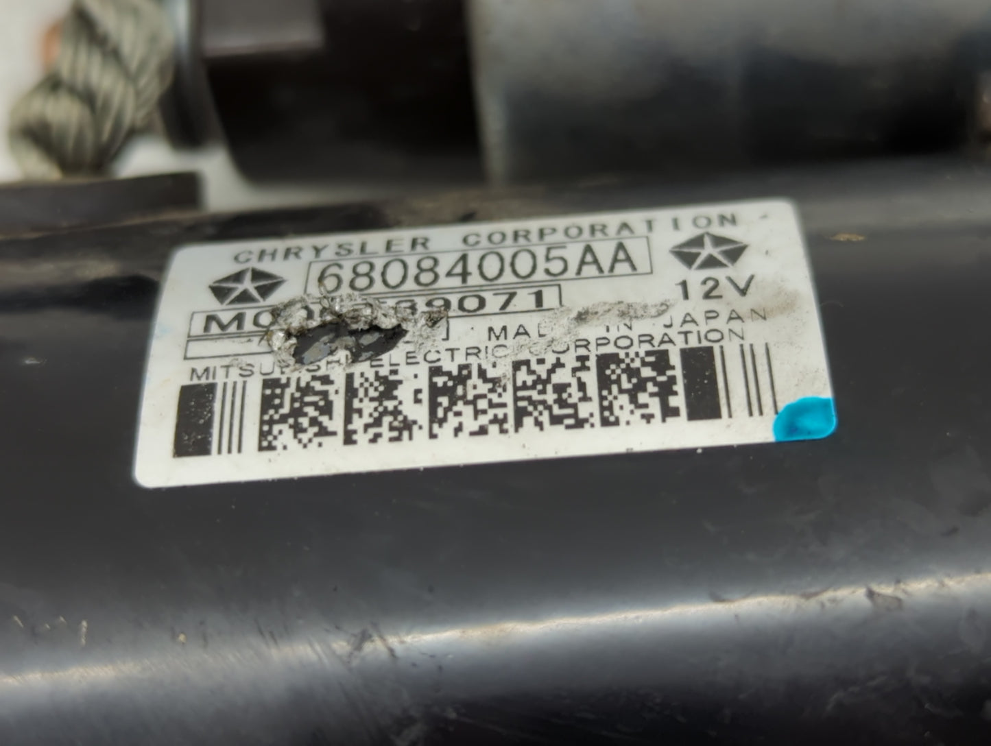 2015-2021 Jeep Renegade Car Starter Motor Solenoid OEM P/N:M00T39071 68084005AA Fits OEM Used Auto Parts - Oemusedautoparts1
