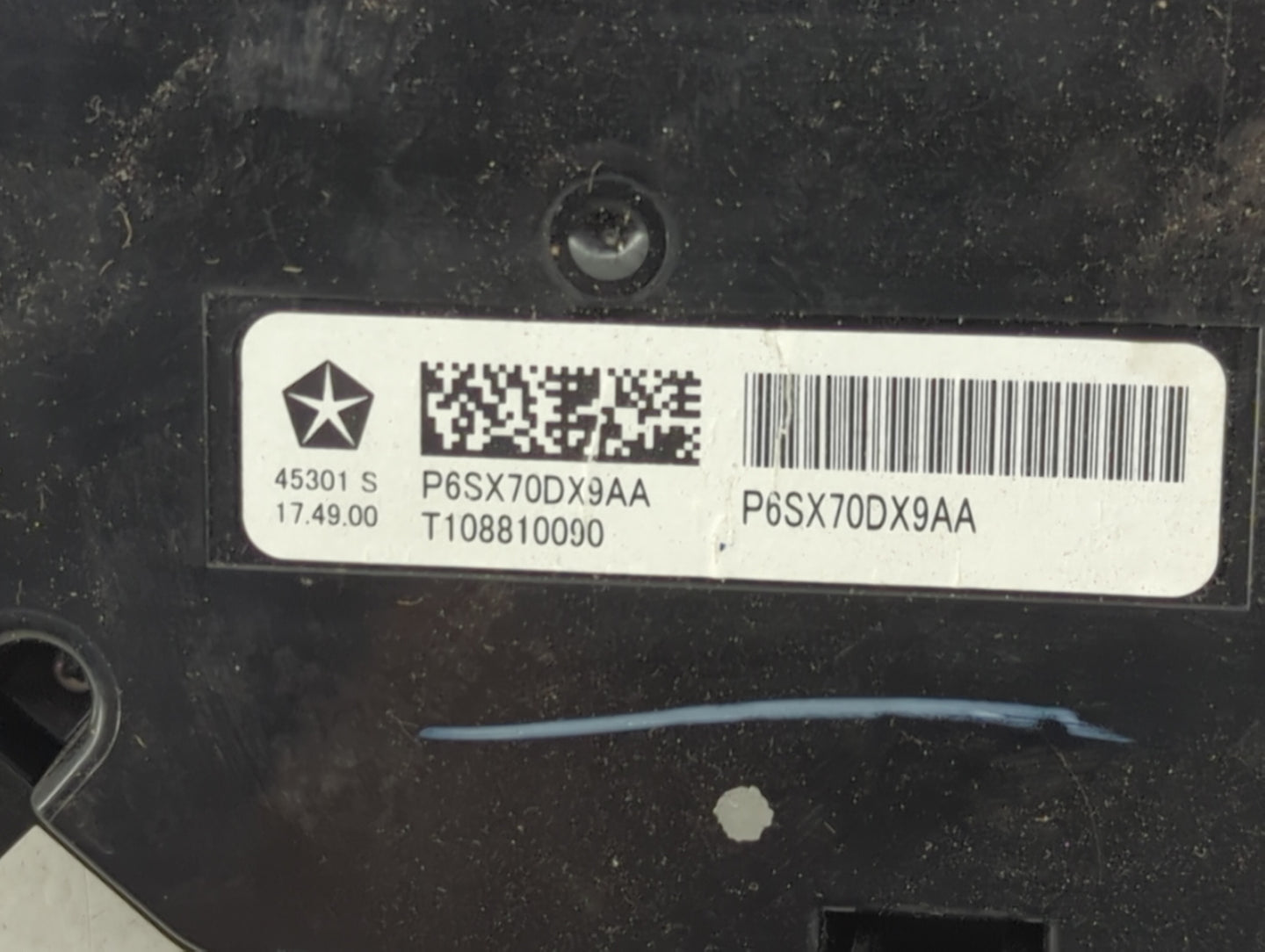 2019 Jeep Wrangler Climate Control Module Temperature AC/Heater Replacement P/N:P6SX70DX9AA Fits OEM Used Auto Parts - Oemus
