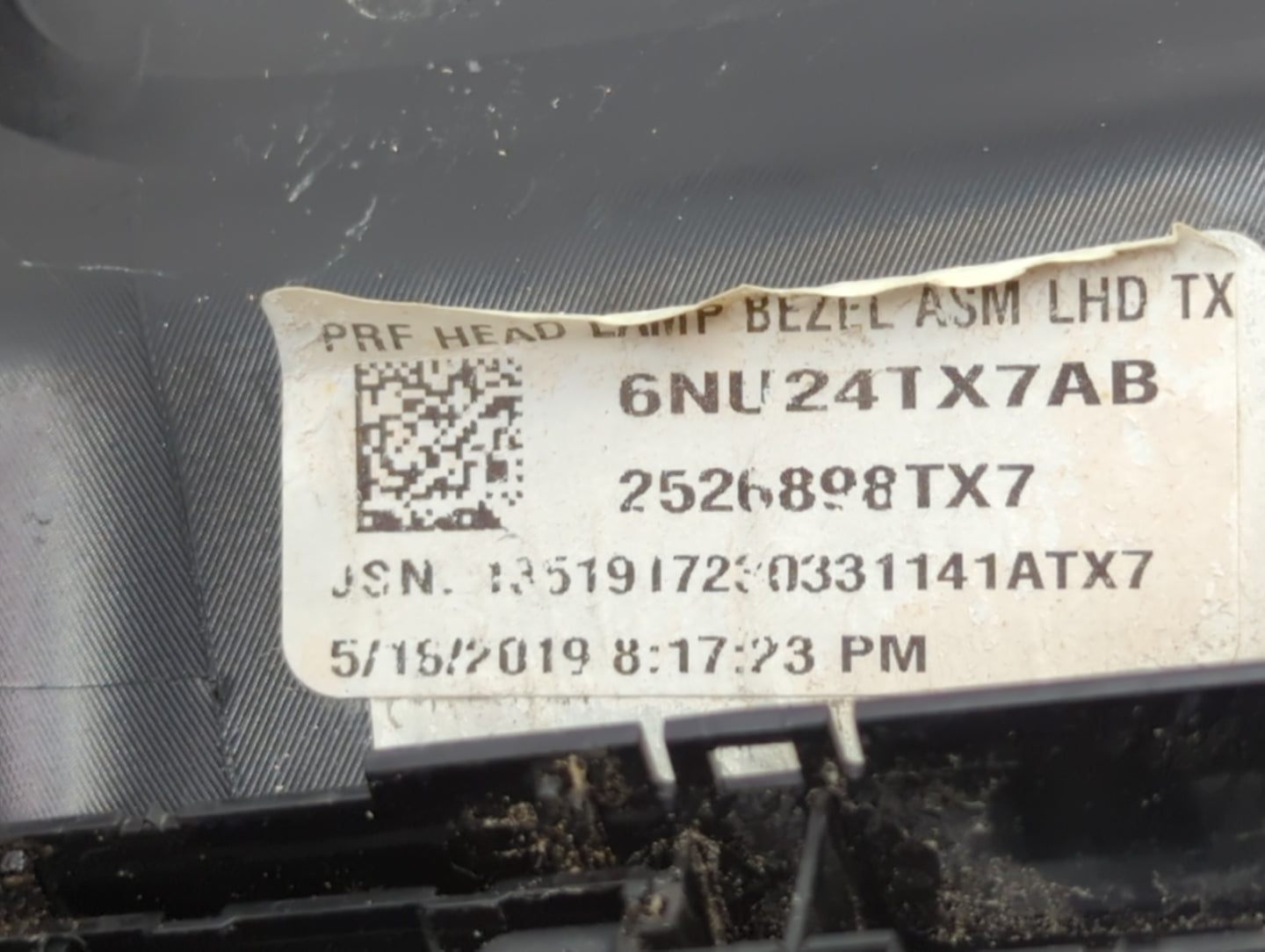 HEAD LAMP BEZEL - Oemusedautoparts1.com