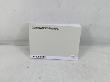 2019 Kia Forte Owners Manual Book Guide P/N:DLS4-EU95E OEM Used Auto Parts - Oemusedautoparts1.com