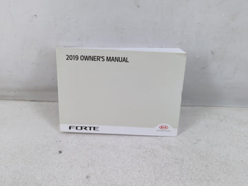 2019 Kia Forte Owners Manual Book Guide P/N:DLS4-EU8DB OEM Used Auto Parts - Oemusedautoparts1.com