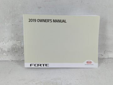 2019 Kia Forte Owners Manual Book Guide P/N:DLS4-EU95E OEM Used Auto Parts - Oemusedautoparts1.com