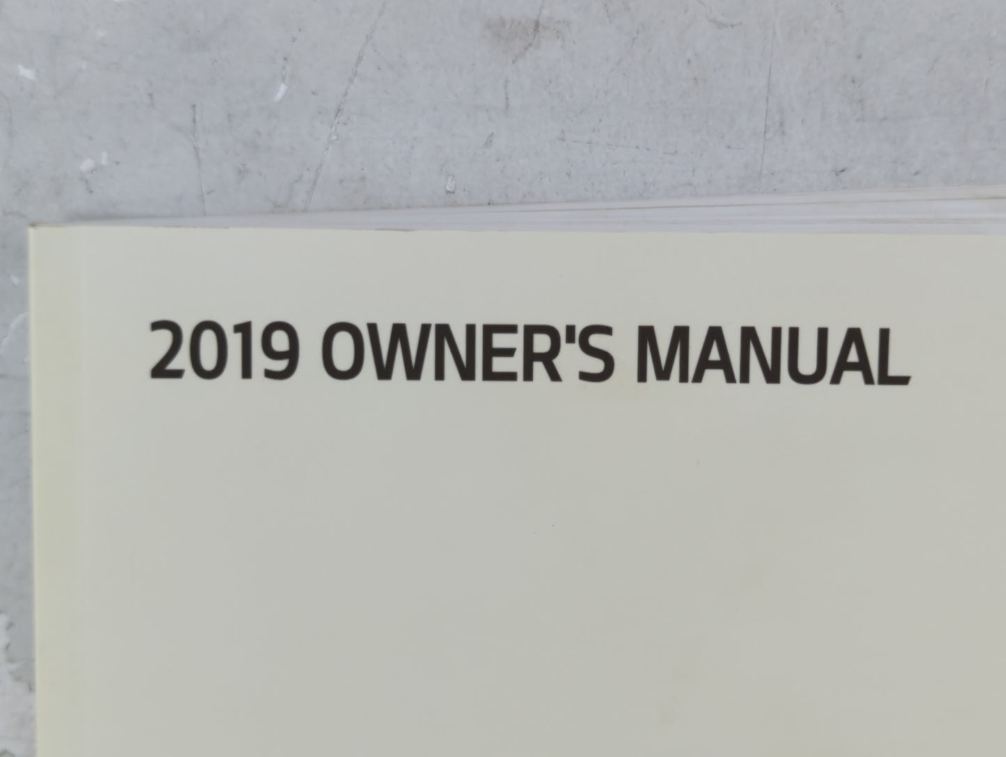 2019 Kia Forte Owners Manual Book Guide P/N:DLS4-EU93E OEM Used Auto Parts - Oemusedautoparts1.com