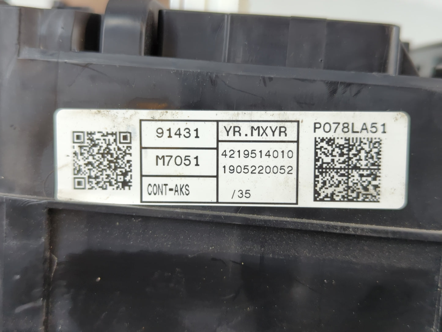 2019-2020 Kia Forte Fusebox Fuse Box Panel Relay Module P/N:91431 M7051 Fits Fits 2019 2020 OEM Used Auto Parts - Oemusedaut