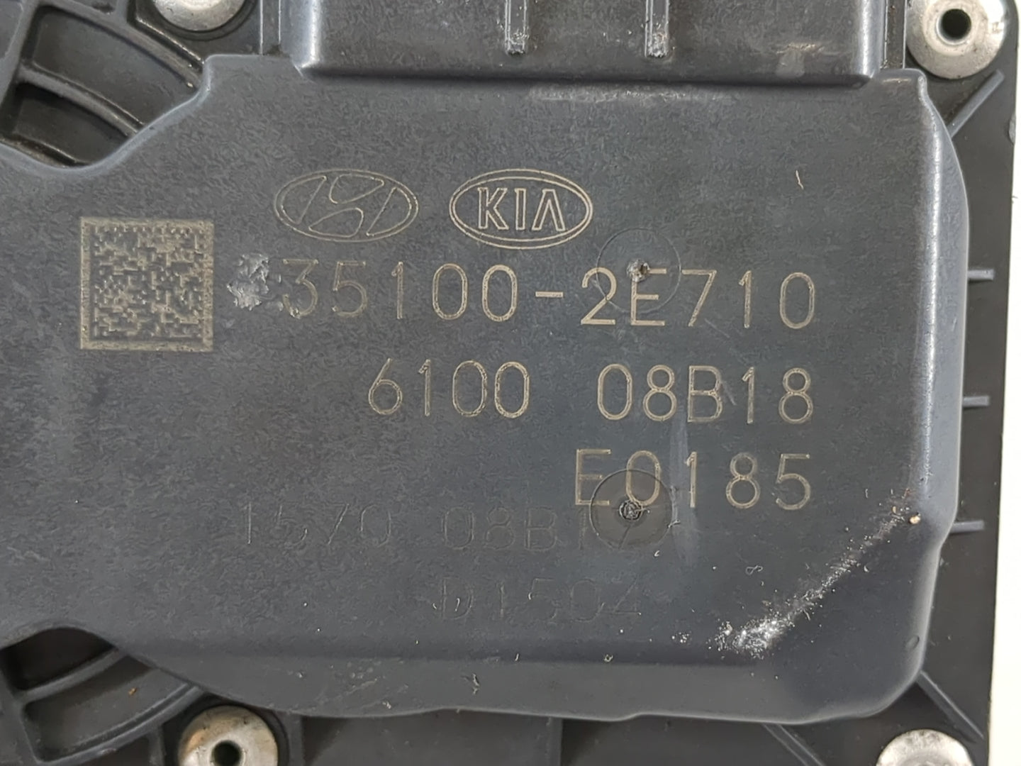 2019 Kia Forte Throttle Body P/N:35100-2E710 Fits OEM Used Auto Parts - Oemusedautoparts1.com