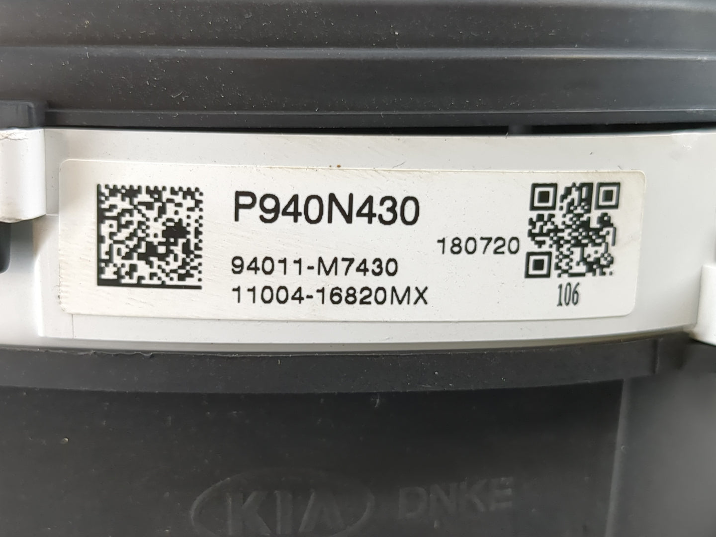 2019-2021 Kia Forte Instrument Cluster Speedometer Gauges P/N:94011-M7430 P940N430 Fits Fits 2019 2020 2021 OEM Used Auto Pa