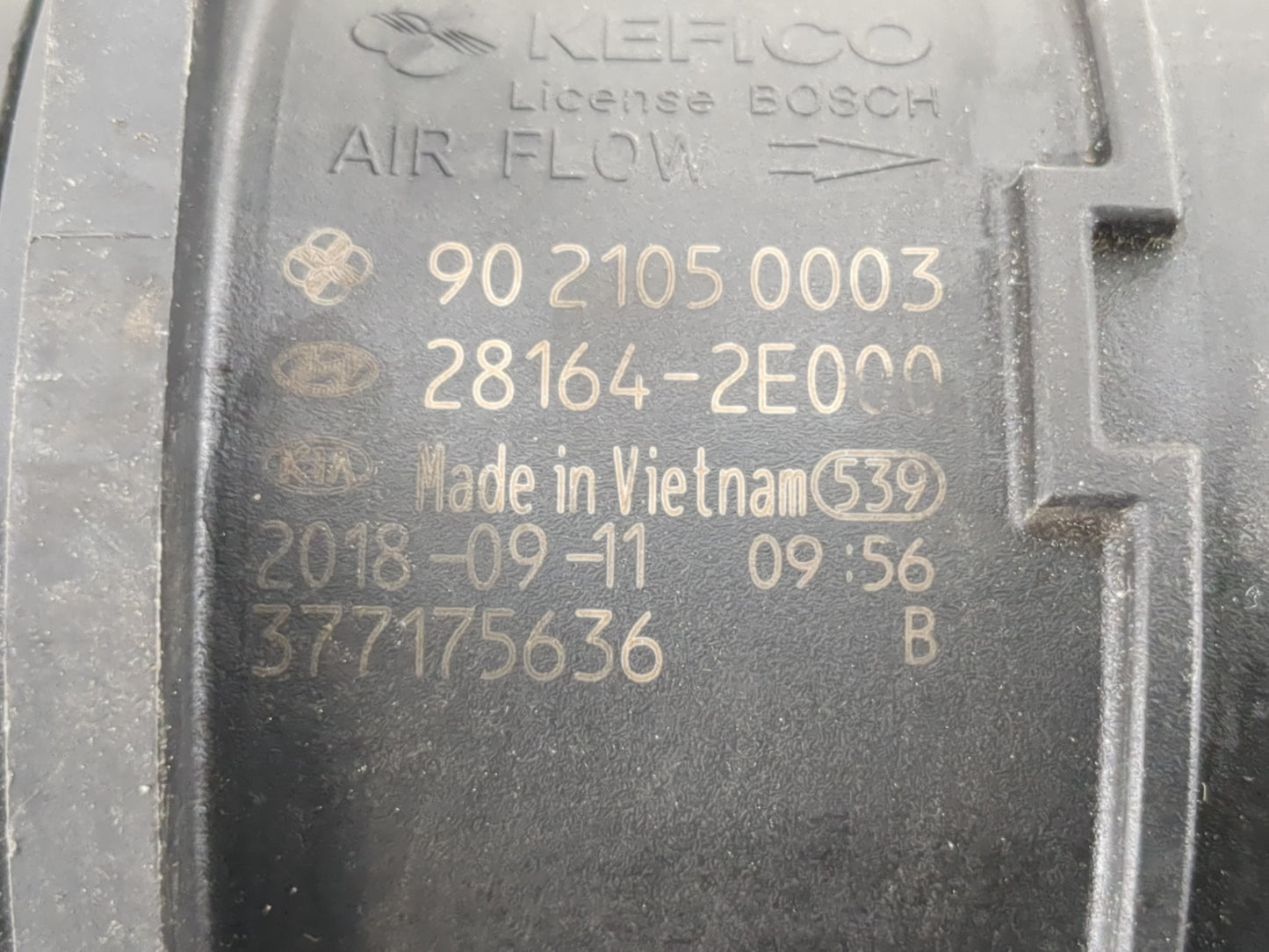 2019-2022 Kia Forte Mass Air Flow Meter Maf - Oemusedautoparts1.com