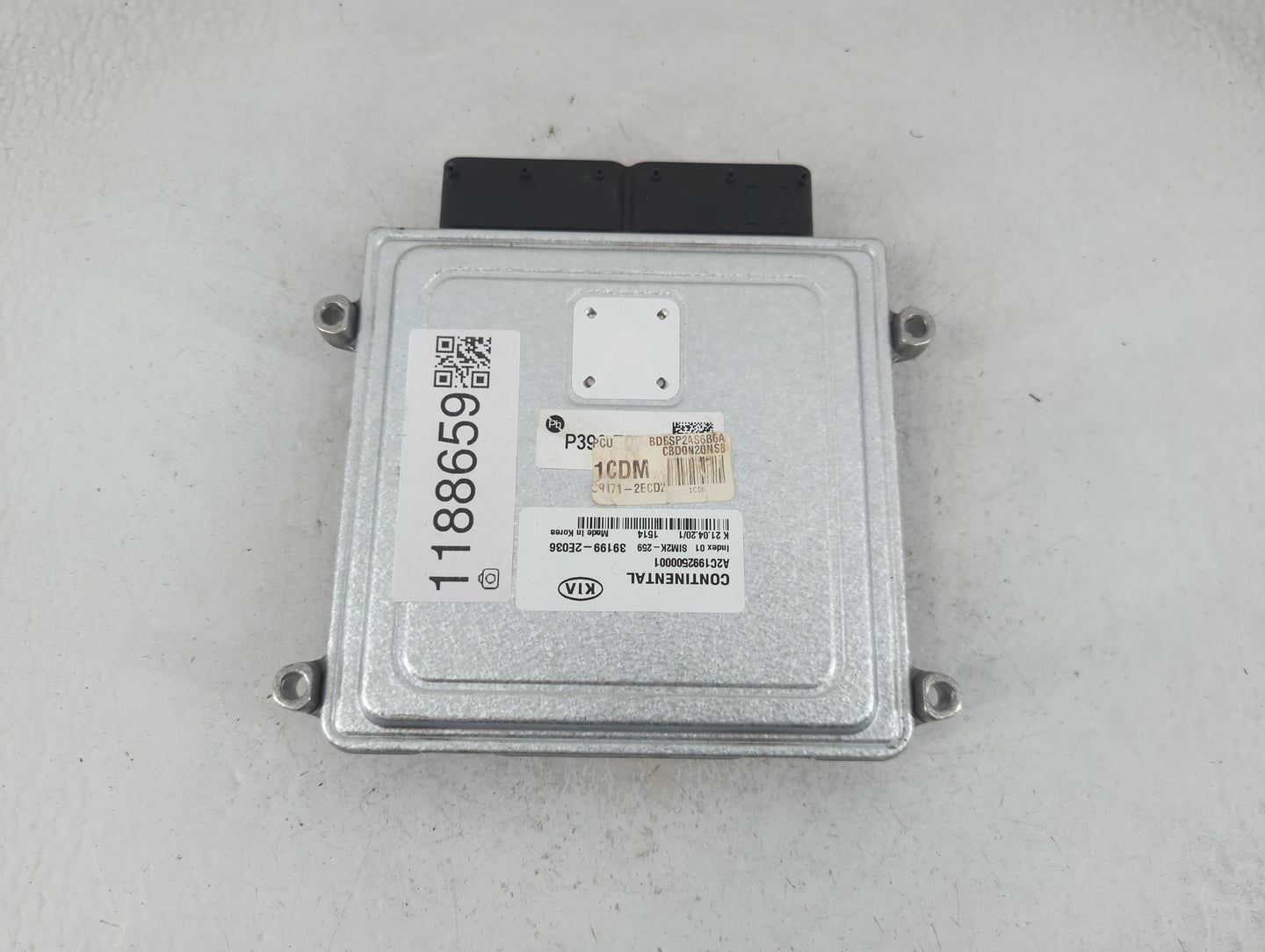 2019-2021 Kia Forte PCM Engine Control Computer ECU ECM PCU OEM P/N:39199-2E036 Fits Fits 2019 2020 2021 OEM Used Auto Parts