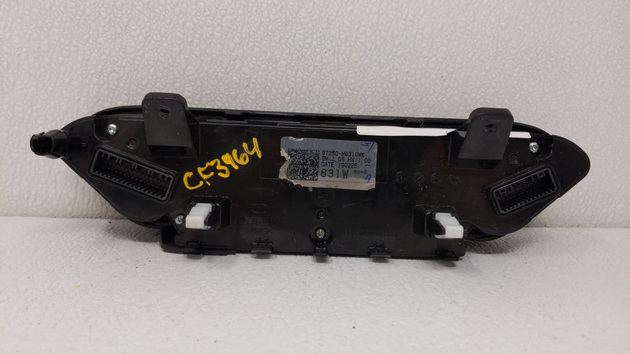 2019-2021 Kia Forte Climate Control Module Temperature AC/Heater Replacement P/N:97250-M631DWK Fits Fits 2019 2020 2021 OEM 