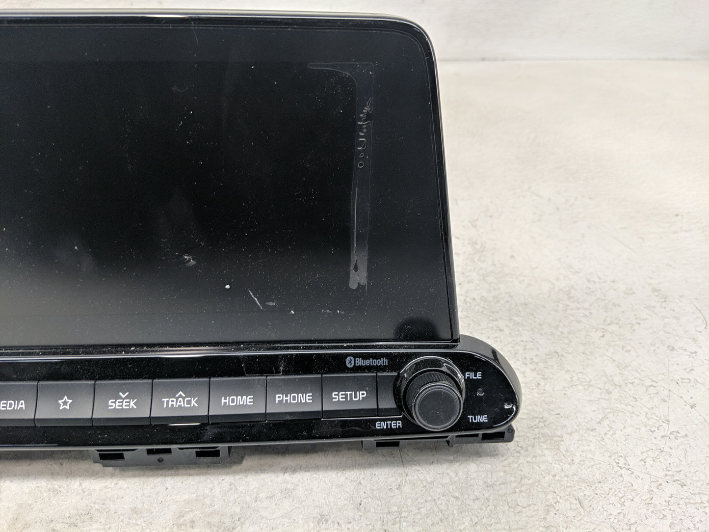 2019-2021 Kia Forte Radio AM FM Cd Player Receiver Replacement P/N:96160M7070WK Fits Fits 2019 2020 2021 OEM Used Auto Parts
