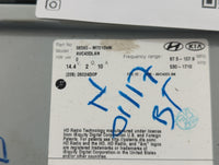2019-2021 Kia Forte Radio AM FM Cd Player Receiver Replacement P/N:96560-M7010WK Fits Fits 2019 2020 2021 OEM Used Auto Part