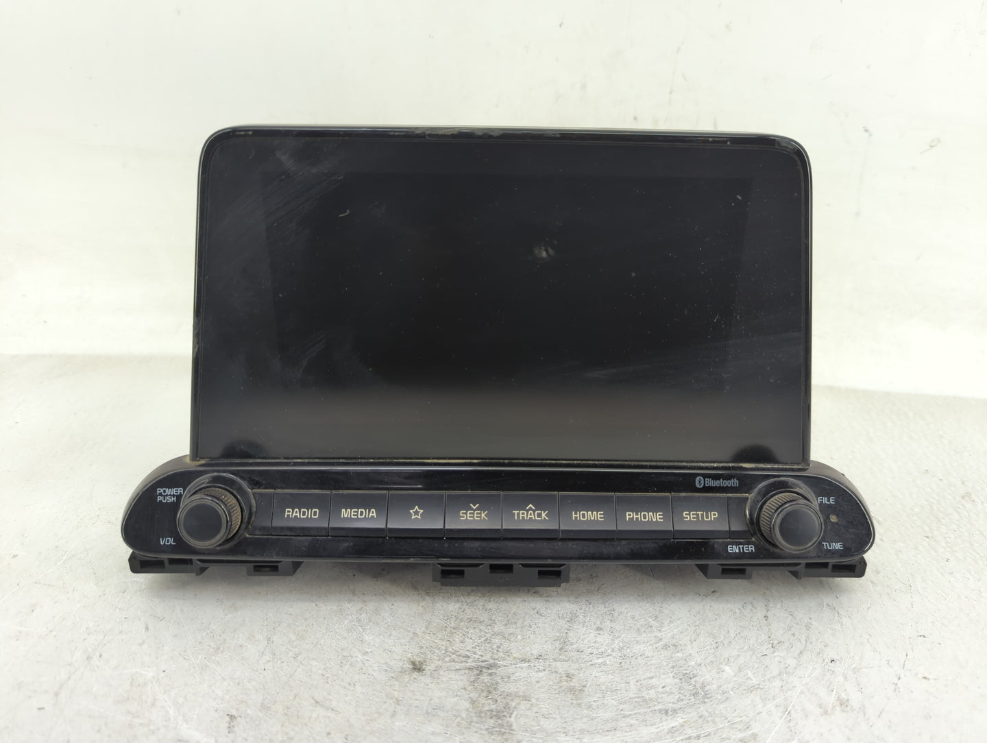 2019-2021 Kia Forte Radio AM FM Cd Player Receiver Replacement P/N:96160M7060WK Fits Fits 2019 2020 2021 OEM Used Auto Parts