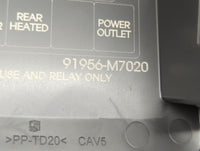 2019 Kia Forte Fusebox Fuse Box Panel Relay Module P/N:91956-M7020 501N11F00 Fits Fits 2010 2011 2012 2013 2014 2015 OEM Use