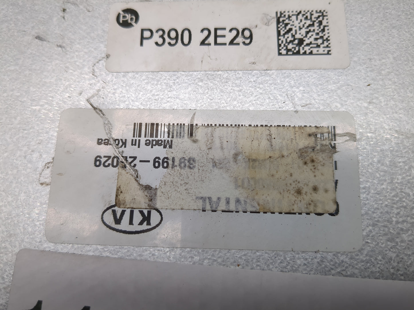 2017-2018 Kia Forte PCM Engine Control Computer ECU ECM PCU OEM P/N:P390 2E29 Fits Fits 2017 2018 OEM Used Auto Parts - Oemu