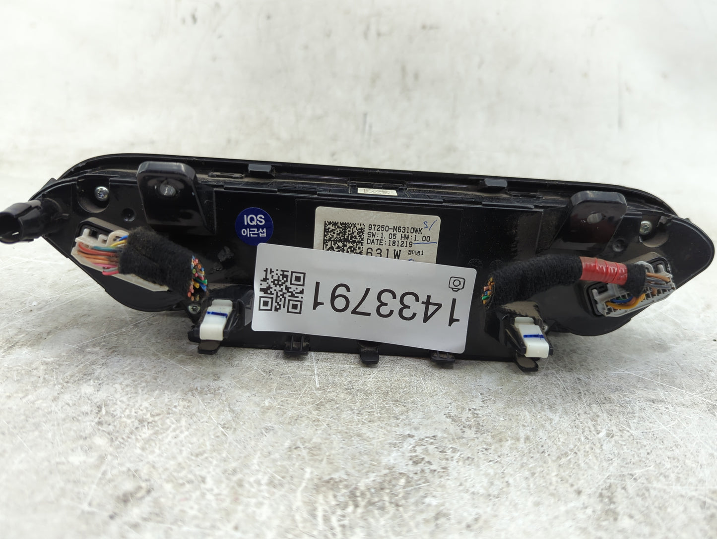 2019-2021 Kia Forte Climate Control Module Temperature AC/Heater Replacement P/N:97250-M6310WK Fits Fits 2019 2020 2021 OEM 