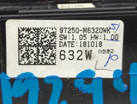 2019-2021 Kia Forte Climate Control Module Temperature AC/Heater Replacement P/N:97250-M6320WK Fits Fits 2019 2020 2021 OEM 