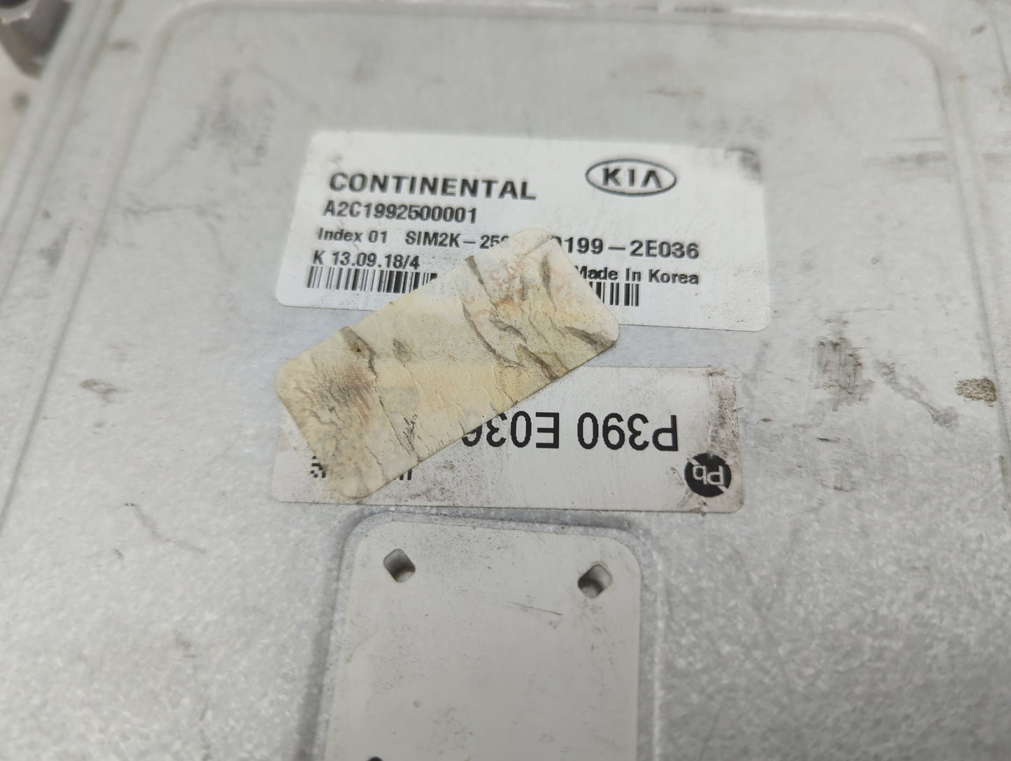 2019-2021 Kia Forte PCM Engine Control Computer ECU ECM PCU OEM P/N:A2C1992500001 SIM2K-25, 39199-2E036 Fits Fits 2019 2020 