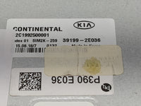 2019-2021 Kia Forte PCM Engine Control Computer ECU ECM PCU OEM P/N:39199-2E036 SIM2K-259, 2C1992500001 Fits Fits 2019 2020 