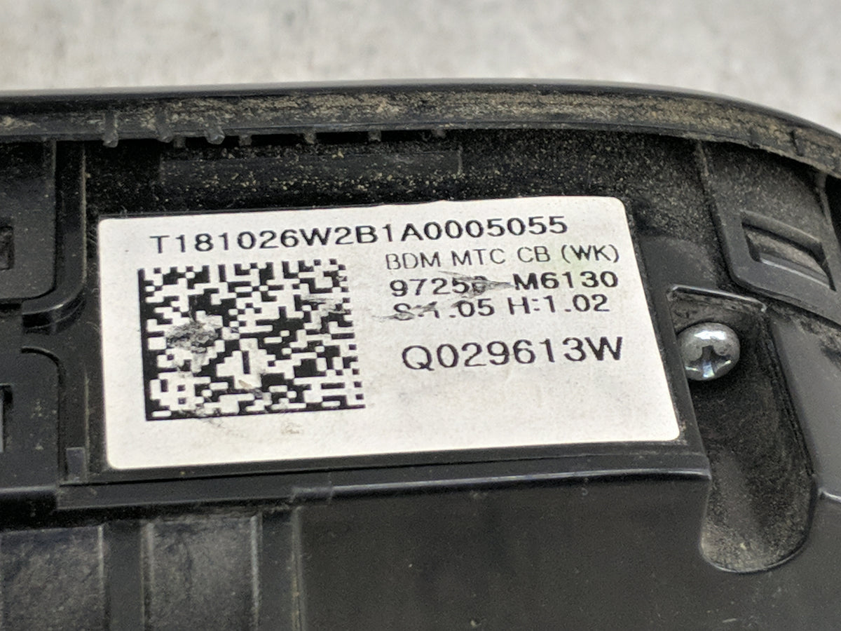 2019-2021 Kia Forte Climate Control Module Temperature AC/Heater Replacement P/N:97250-M6130 Q029613W Fits Fits 2019 2020 20