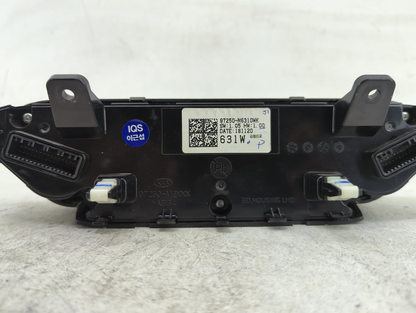 2019-2021 Kia Forte Climate Control Module Temperature AC/Heater Replacement P/N:97250-M6310WK Fits Fits 2019 2020 2021 OEM 