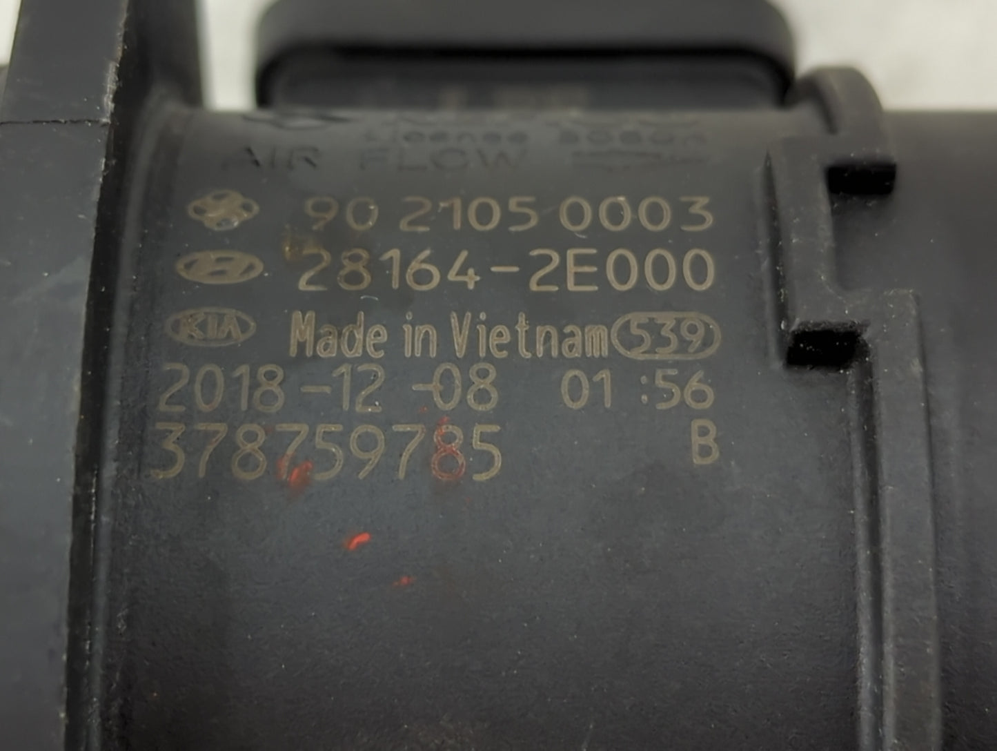 2019-2022 Kia Forte Mass Air Flow Meter Maf 1485321 - Oemusedautoparts1.com