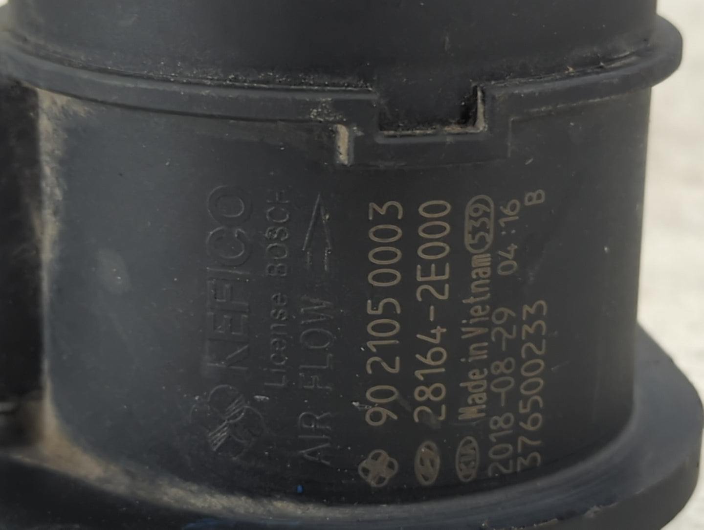 2019-2022 Kia Forte Mass Air Flow Meter Maf 1485520 - Oemusedautoparts1.com