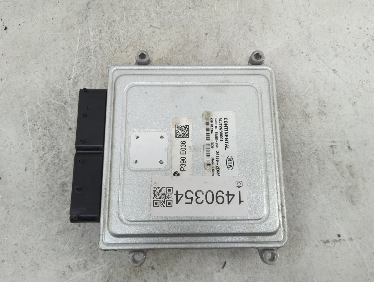 2019-2021 Kia Forte PCM Engine Control Computer ECU ECM PCU OEM P/N:39199-2E036 A2C1992500001, SIM2K-259 Fits 2019 2020 2021