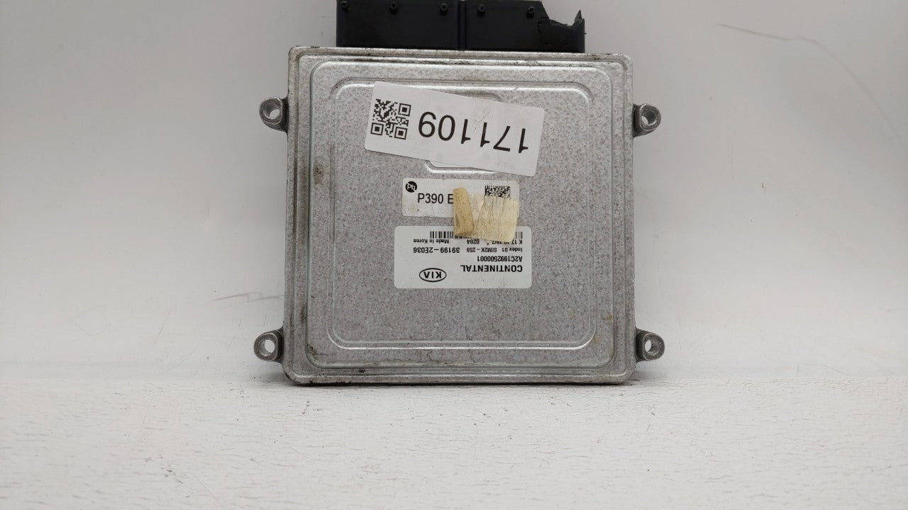2019 Kia Forte PCM Engine Control Computer ECU ECM PCU OEM P/N:39199-2E036 Fits OEM Used Auto Parts - Oemusedautoparts1.com