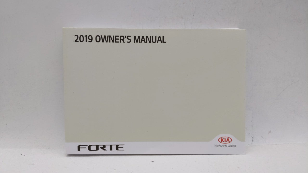 2019 Kia Forte Owners Manual Book Guide OEM Used Auto Parts - Oemusedautoparts1.com