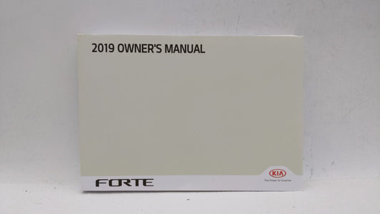 2019 Kia Forte Owners Manual Book Guide OEM Used Auto Parts - Oemusedautoparts1.com