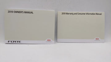 2019 Kia Forte Owners Manual Book Guide OEM Used Auto Parts