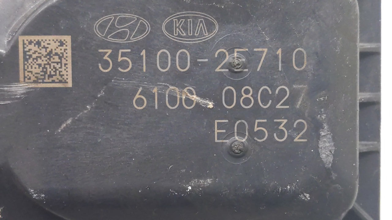 2019 Kia Forte Throttle Body P/N:35100-2E710 Fits OEM Used Auto Parts - Oemusedautoparts1.com