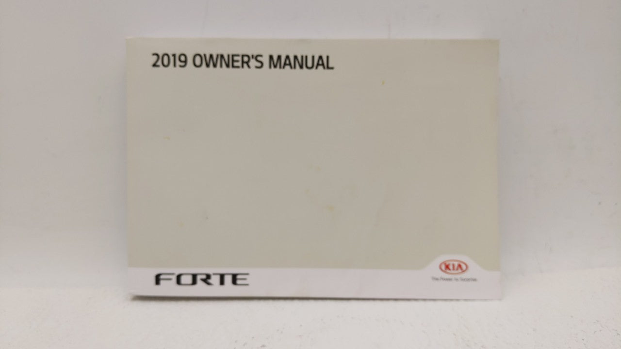 2019 Kia Forte Owners Manual Book Guide OEM Used Auto Parts - Oemusedautoparts1.com