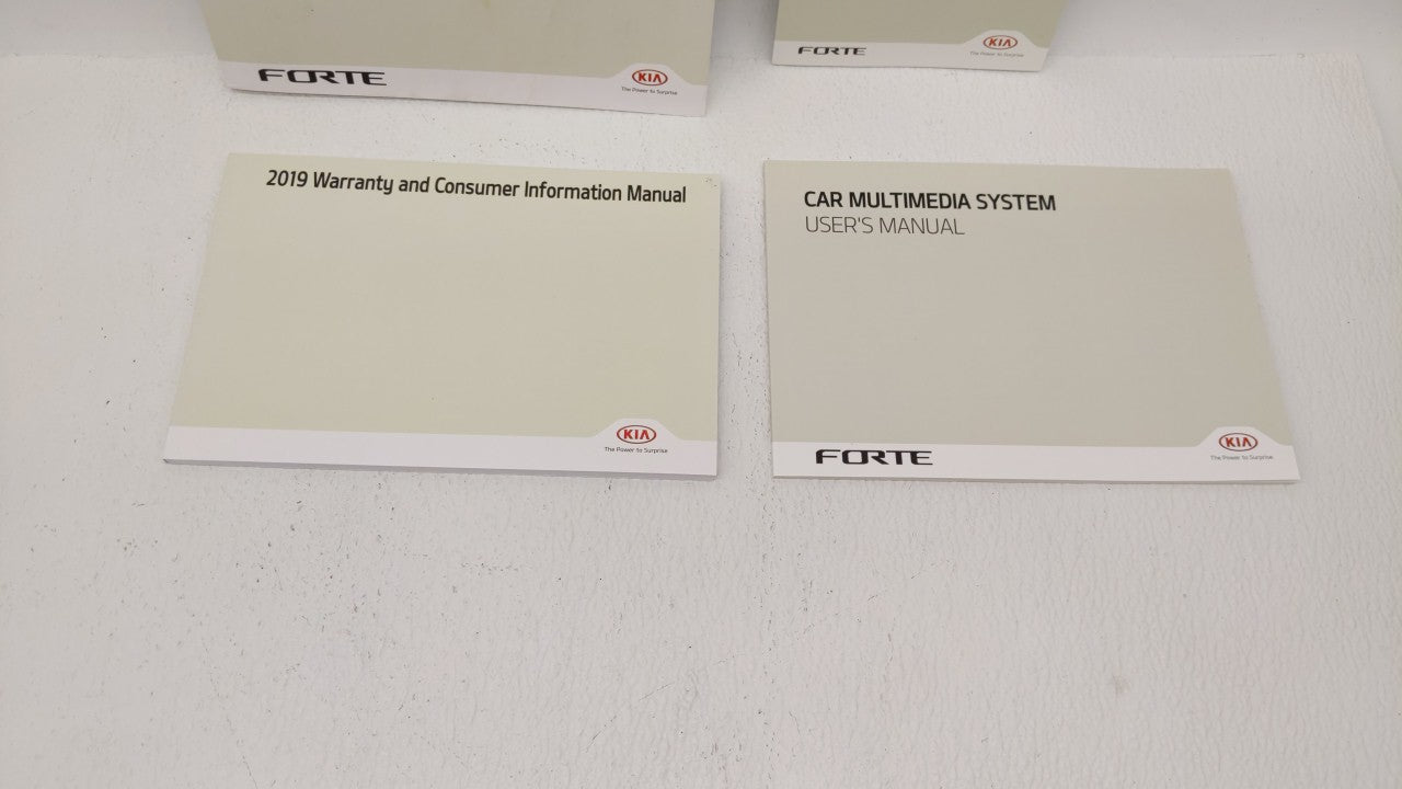 2019 Kia Forte Owners Manual Book Guide OEM Used Auto Parts - Oemusedautoparts1.com