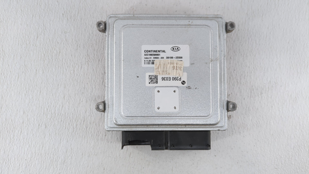 2019-2021 Kia Forte PCM Engine Control Computer ECU ECM PCU OEM P/N:39199-2E036 Fits 2019 2020 2021 OEM Used Auto Parts - Oe