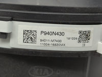 2019 Kia Forte Instrument Cluster Speedometer Gauges P/N:94011-M7430 Fits OEM Used Auto Parts - Oemusedautoparts1.com