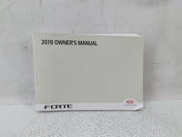 2019 Kia Forte Owners Manual Book Guide P/N:DLS4-EU8DB OEM Used Auto Parts - Oemusedautoparts1.com