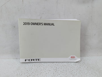 2019 Kia Forte Owners Manual Book Guide P/N:DLS4-EU8DB OEM Used Auto Parts - Oemusedautoparts1.com