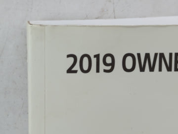 2019 Kia Forte Owners Manual Book Guide P/N:DLS4-EU8DB OEM Used Auto Parts
