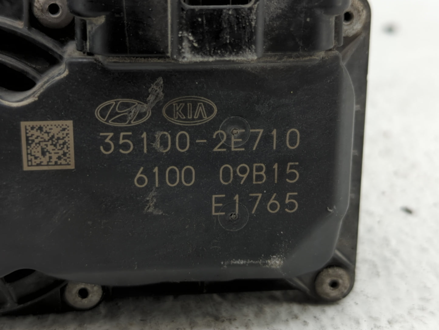 2019 Kia Forte Throttle Body P/N:35100-2E710 Fits OEM Used Auto Parts - Oemusedautoparts1.com