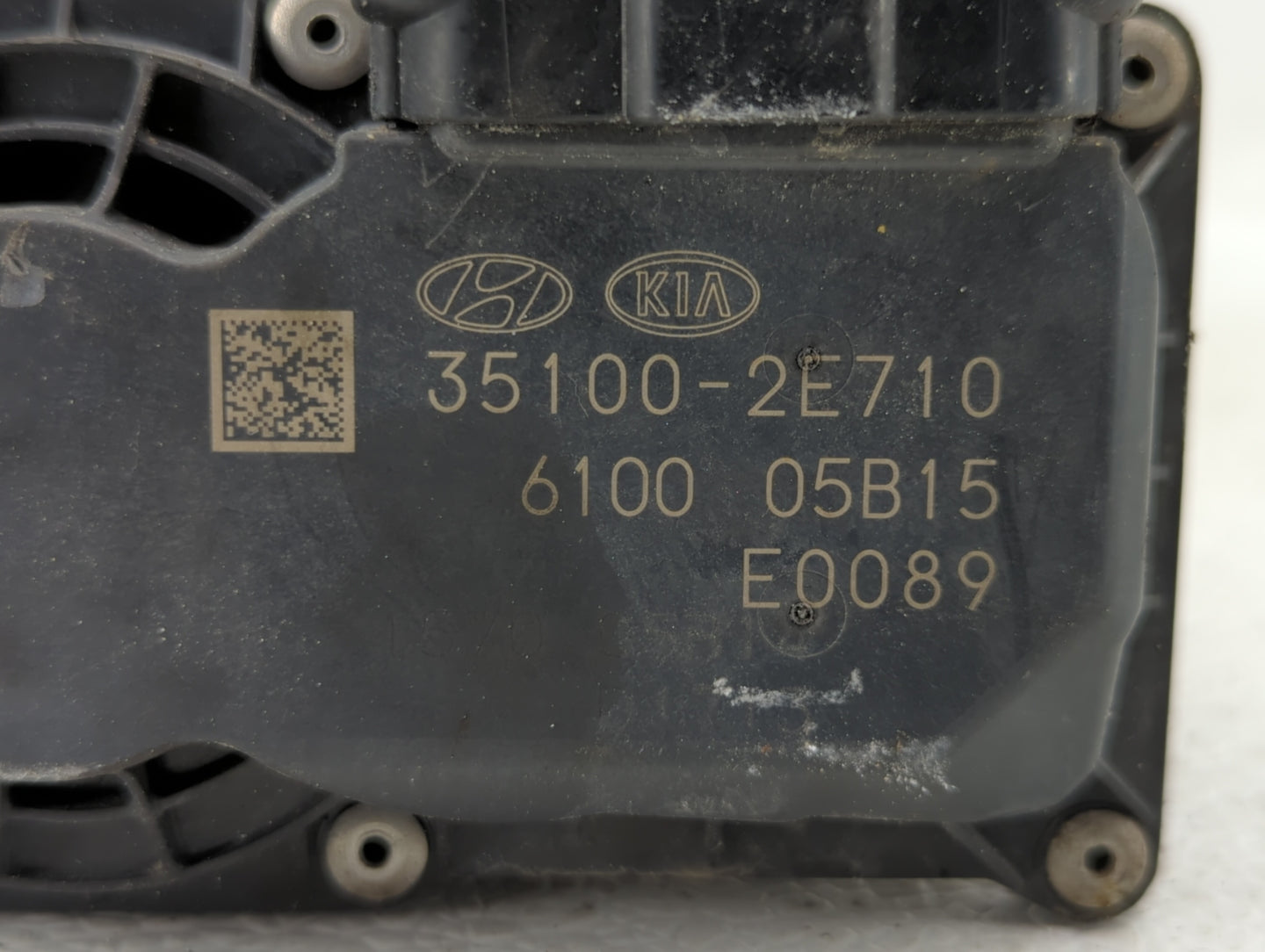 2019 Kia Forte Throttle Body P/N:35100-2E710 Fits OEM Used Auto Parts - Oemusedautoparts1.com