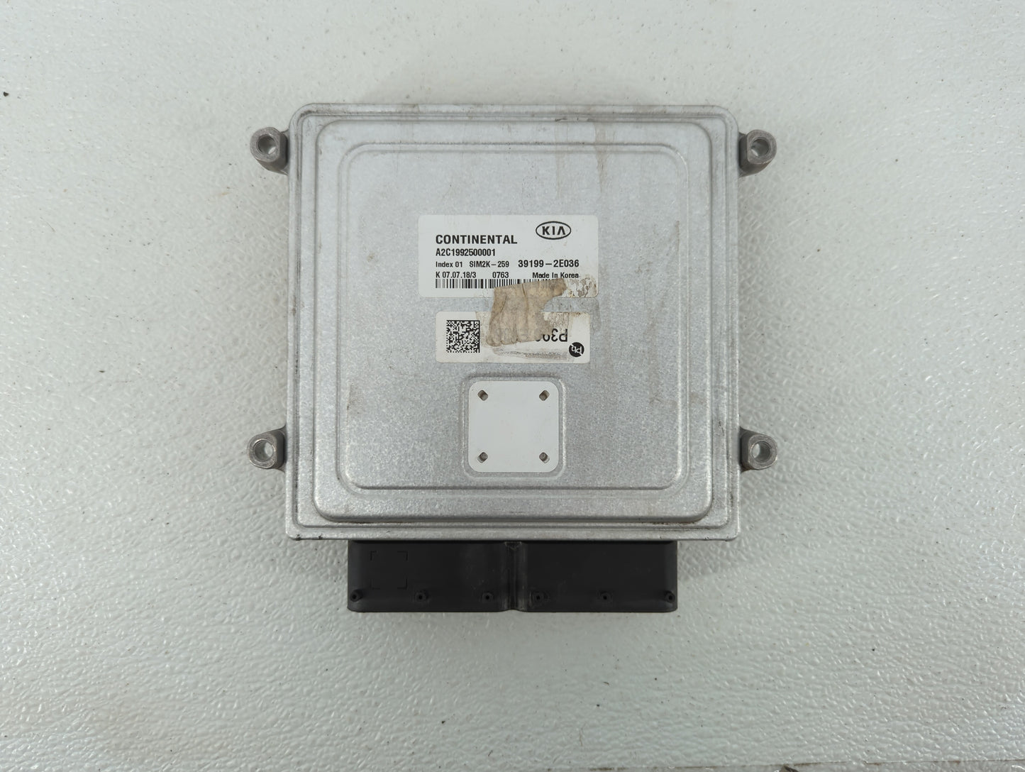 2019 Kia Forte PCM Engine Control Computer ECU ECM PCU OEM P/N:39199-2E036 Fits OEM Used Auto Parts - Oemusedautoparts1.com