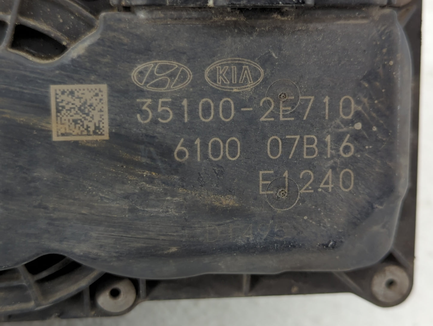 2019 Kia Forte Throttle Body P/N:35100-2E710 Fits OEM Used Auto Parts - Oemusedautoparts1.com