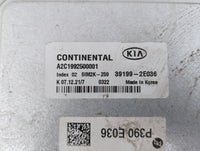 2019 Kia Forte PCM Engine Control Computer ECU ECM PCU OEM P/N:39199-2E036 Fits OEM Used Auto Parts - Oemusedautoparts1.com