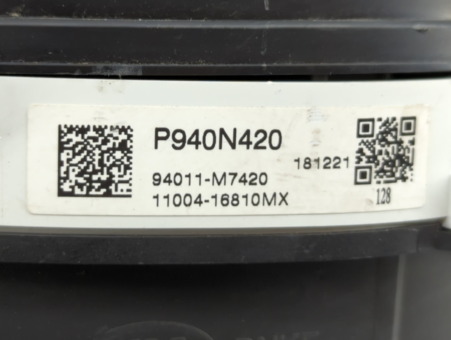 2019 Kia Forte Instrument Cluster Speedometer Gauges P/N:94011-M7420 Fits OEM Used Auto Parts - Oemusedautoparts1.com