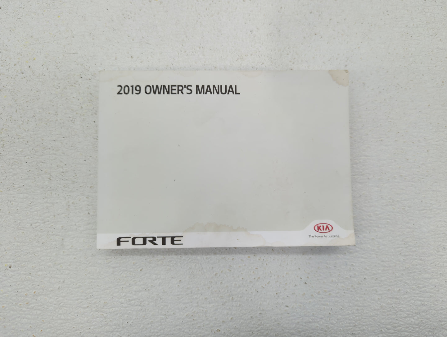 2019 Kia Forte Owners Manual Book Guide OEM Used Auto Parts - Oemusedautoparts1.com