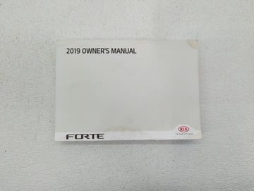 2019 Kia Forte Owners Manual Book Guide OEM Used Auto Parts - Oemusedautoparts1.com