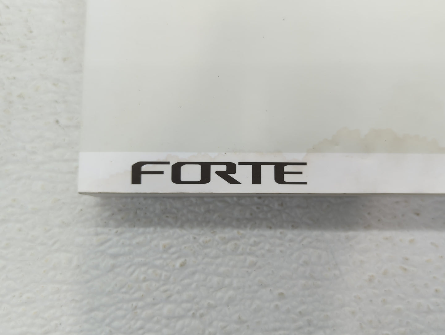 2019 Kia Forte Owners Manual Book Guide OEM Used Auto Parts - Oemusedautoparts1.com