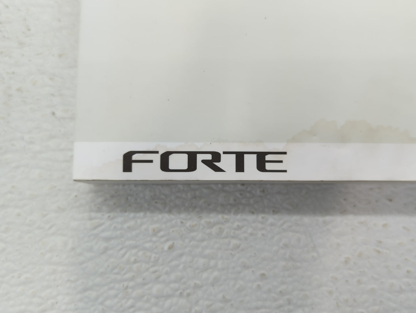 2019 Kia Forte Owners Manual Book Guide OEM Used Auto Parts - Oemusedautoparts1.com